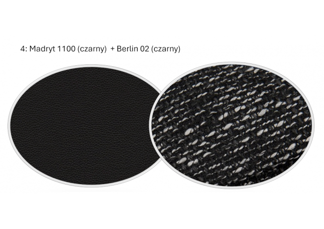 narożnik Berlin U duży narożnik nowoczesny wygląd Madryt 120 + Berlin 01