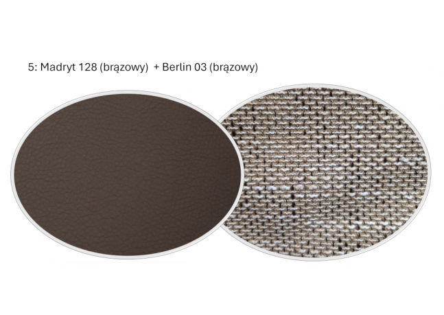 narożnik Berlin U duży narożnik nowoczesny wygląd Madryt 120 + Berlin 01