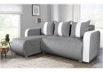 Modna sofa narożna SANDRA, stylowy nowoczesny design, praktyczny pojemnik
