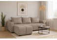 Kompaktowy, rozkładany narożnik Bueno, ciemny beż - Soro 23